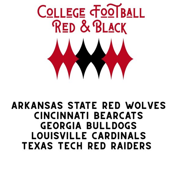 RED & BLACK Star Print One-Piece College Pro Fan GAMEDAY DENIM Onesie Jumpsuit - Picture 2 of 11